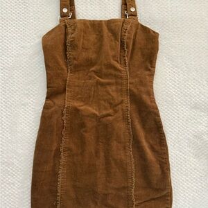 Brown Corduroy Dress